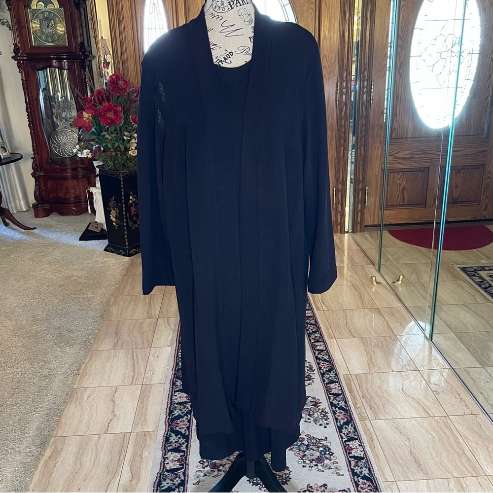 Ronni Nicole II Black Knit Dress with Jacket